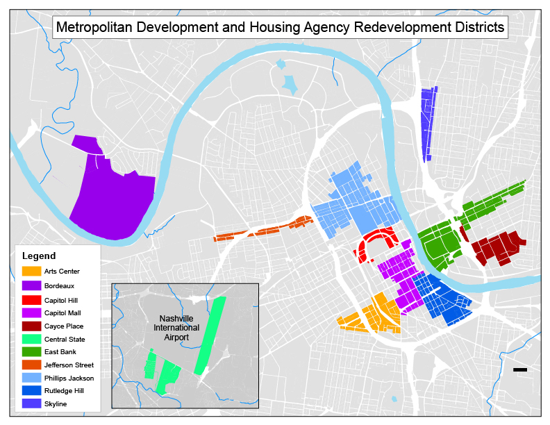 2021 Redevelopment District Map