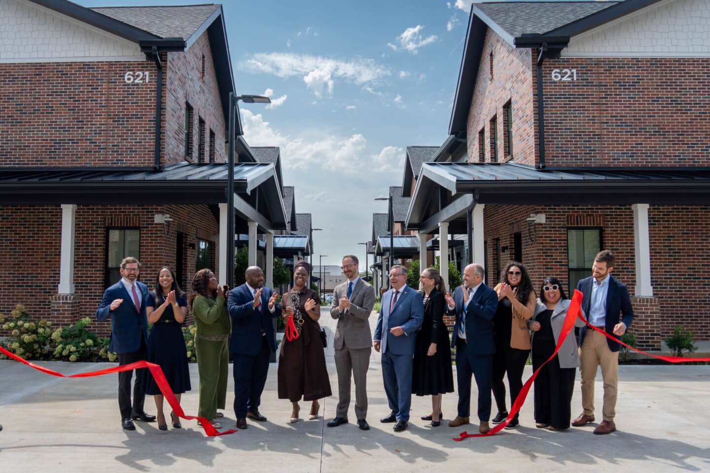 MDHA and city officials cut the ribbon at Park Point East